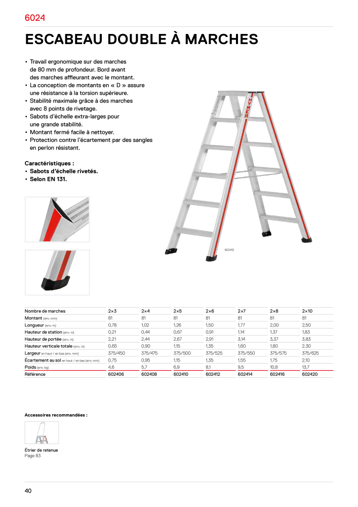 Hymer - Échelles et marches NR.: 21018 - Seite 40