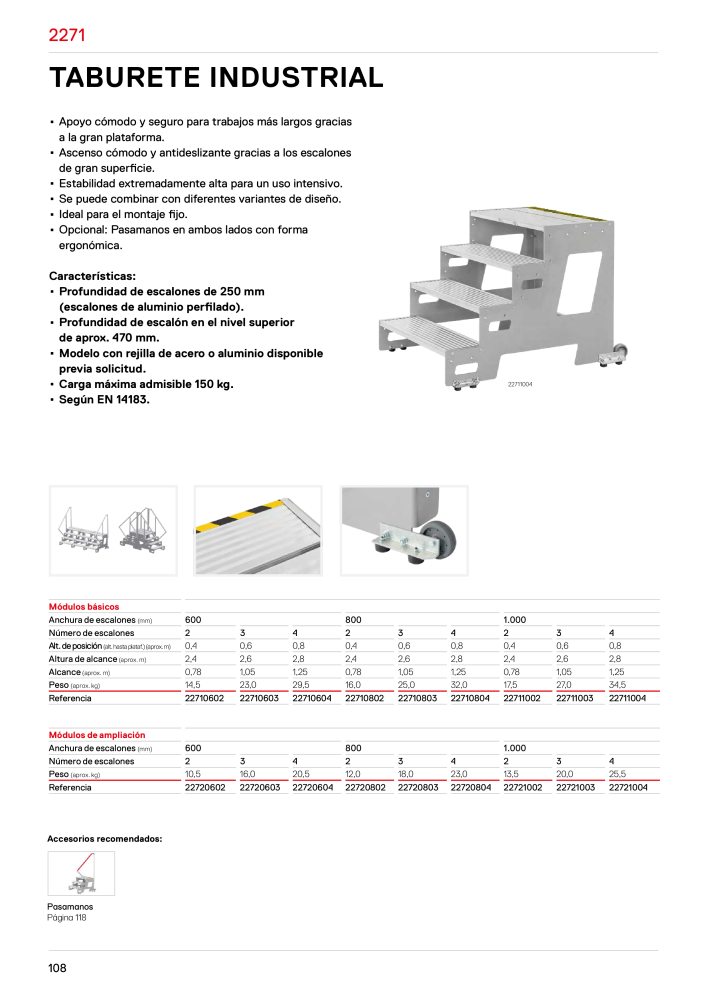 Hymer - Escaleras y escalones NO.: 21019 - Page 108