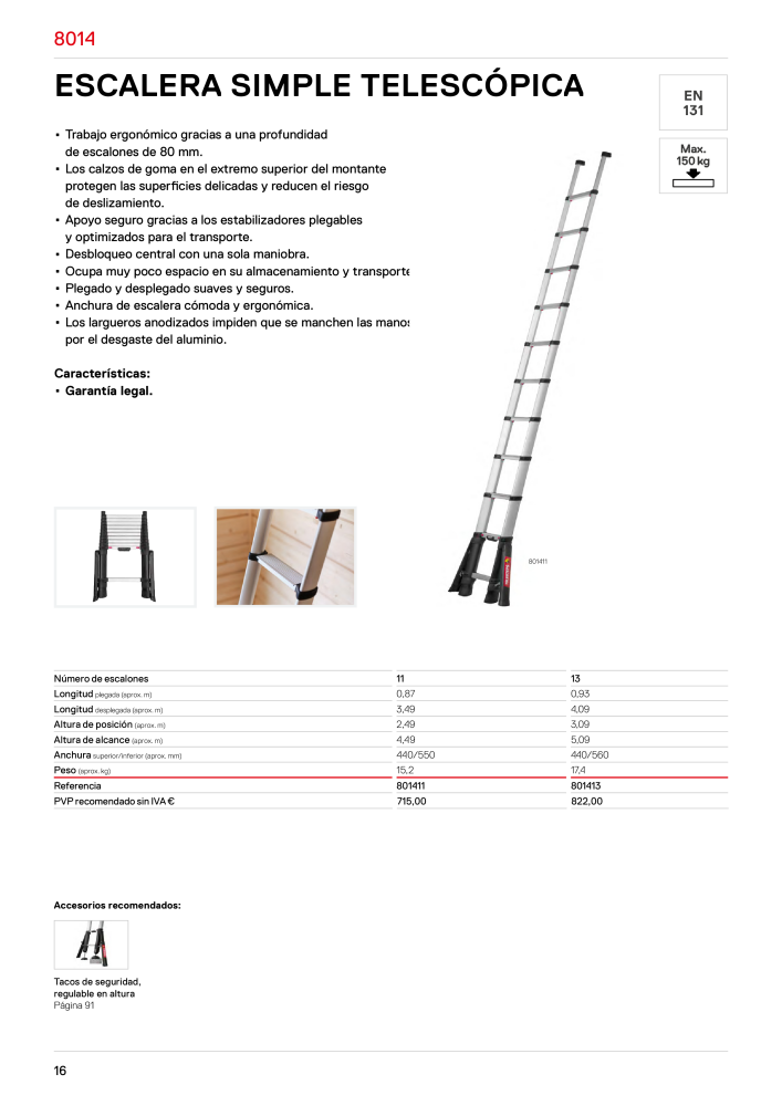 Hymer - Escaleras y escalones Nº: 21019 - Página 16