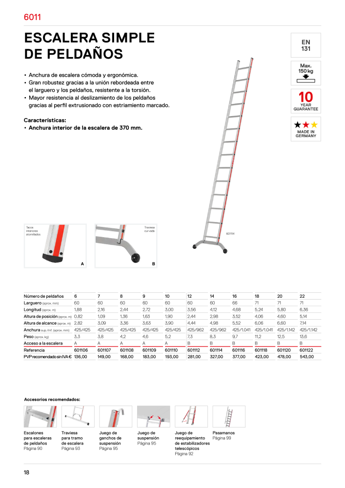 Hymer - Escaleras y escalones Nº: 21019 - Página 18