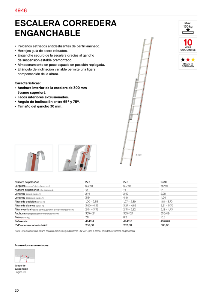 Hymer - Escaleras y escalones Nº: 21019 - Página 20