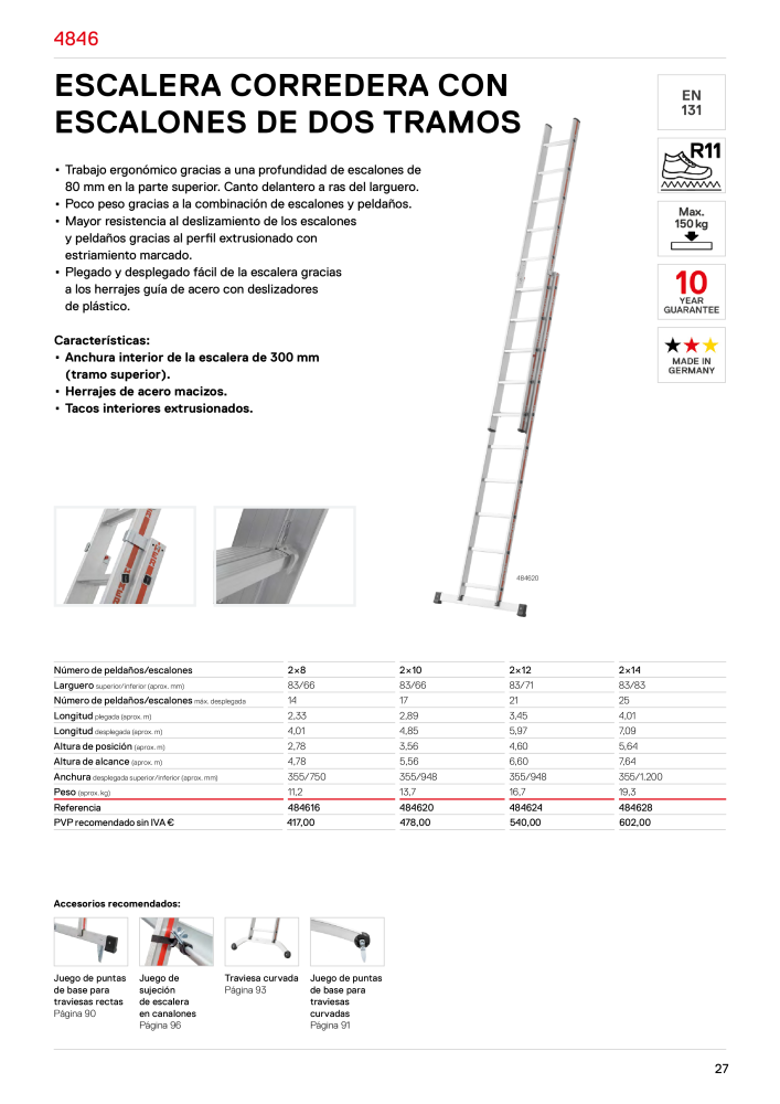 Hymer - Escaleras y escalones Nº: 21019 - Página 27