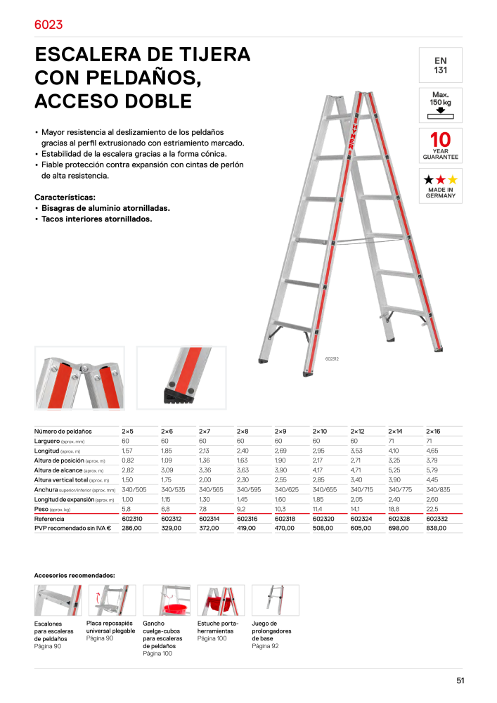 Hymer - Escaleras y escalones Nº: 21019 - Página 51