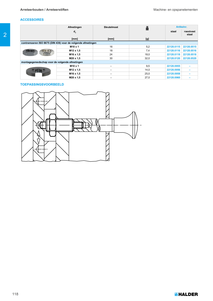 HALDER Hoofdcatalogus Normdelen NR.: 21021 - Pagina 118