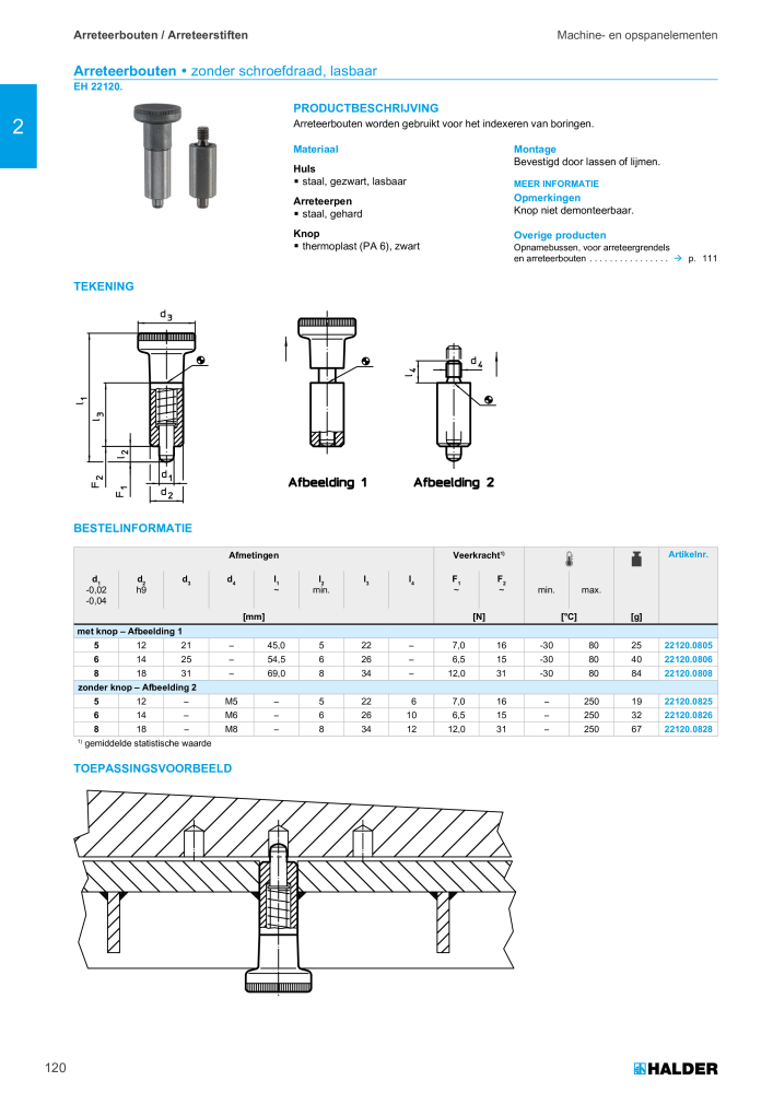 HALDER Hoofdcatalogus Normdelen NR.: 21021 - Pagina 120