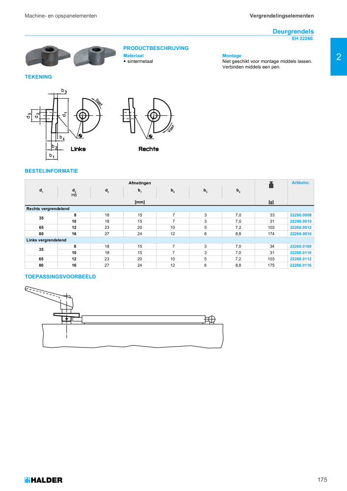HALDER Hoofdcatalogus Normdelen NR.: 21021 - Pagina 175