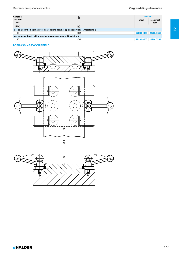 HALDER Hoofdcatalogus Normdelen n.: 21021 - Pagina 177