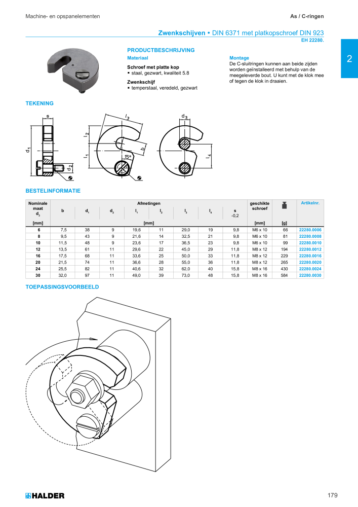 HALDER Hoofdcatalogus Normdelen NR.: 21021 - Pagina 179