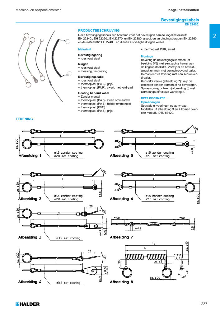 HALDER Hoofdcatalogus Normdelen NR.: 21021 - Pagina 237