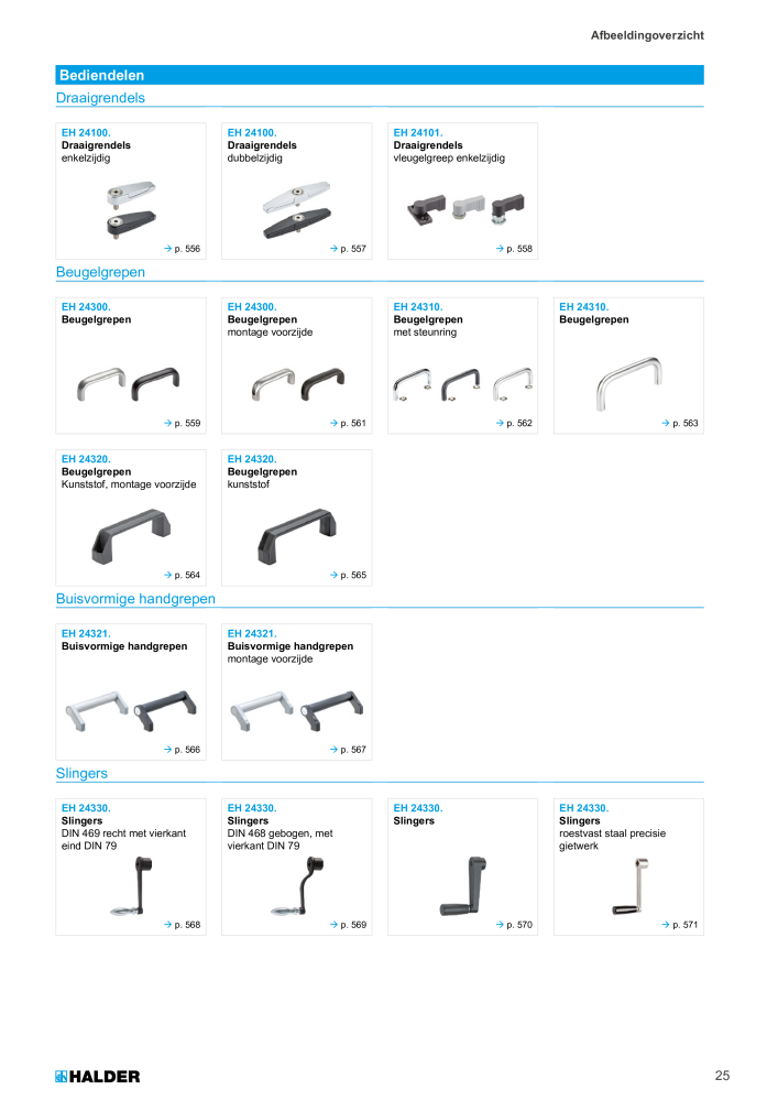 HALDER Hoofdcatalogus Normdelen NR.: 21021 - Pagina 25
