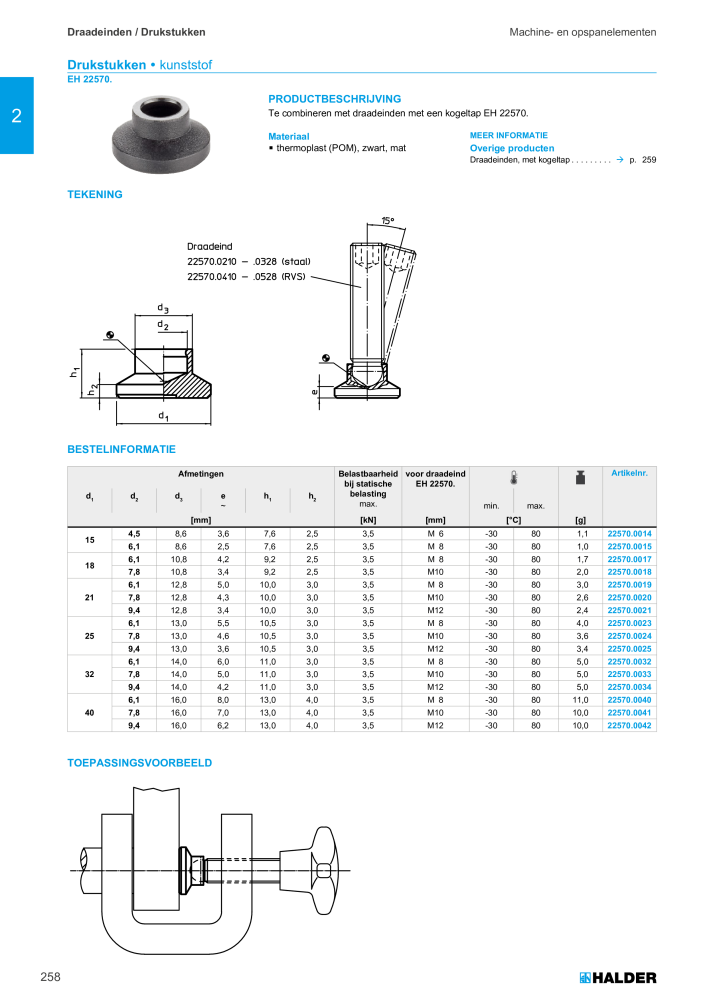 HALDER Hoofdcatalogus Normdelen NR.: 21021 - Pagina 258