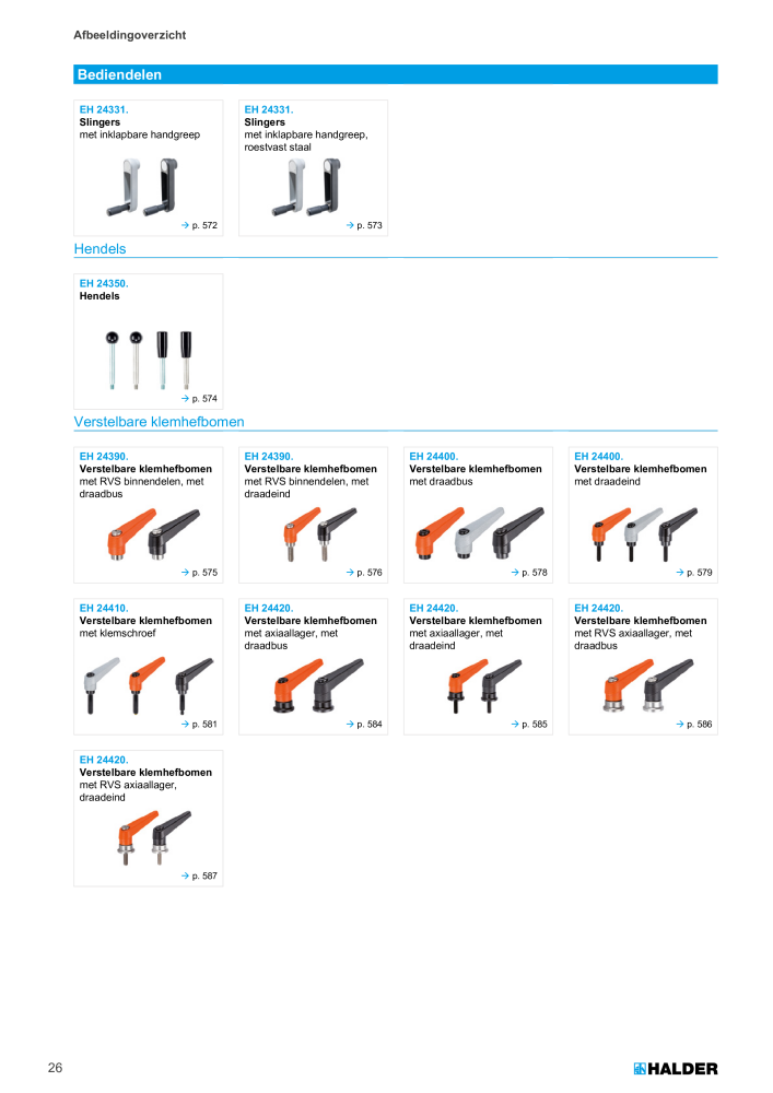 HALDER Hoofdcatalogus Normdelen NR.: 21021 - Pagina 26
