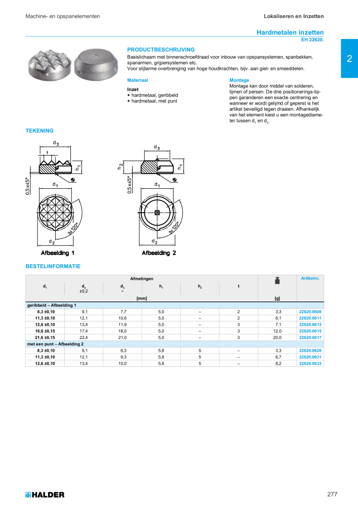 HALDER Hoofdcatalogus Normdelen NR.: 21021 - Pagina 277