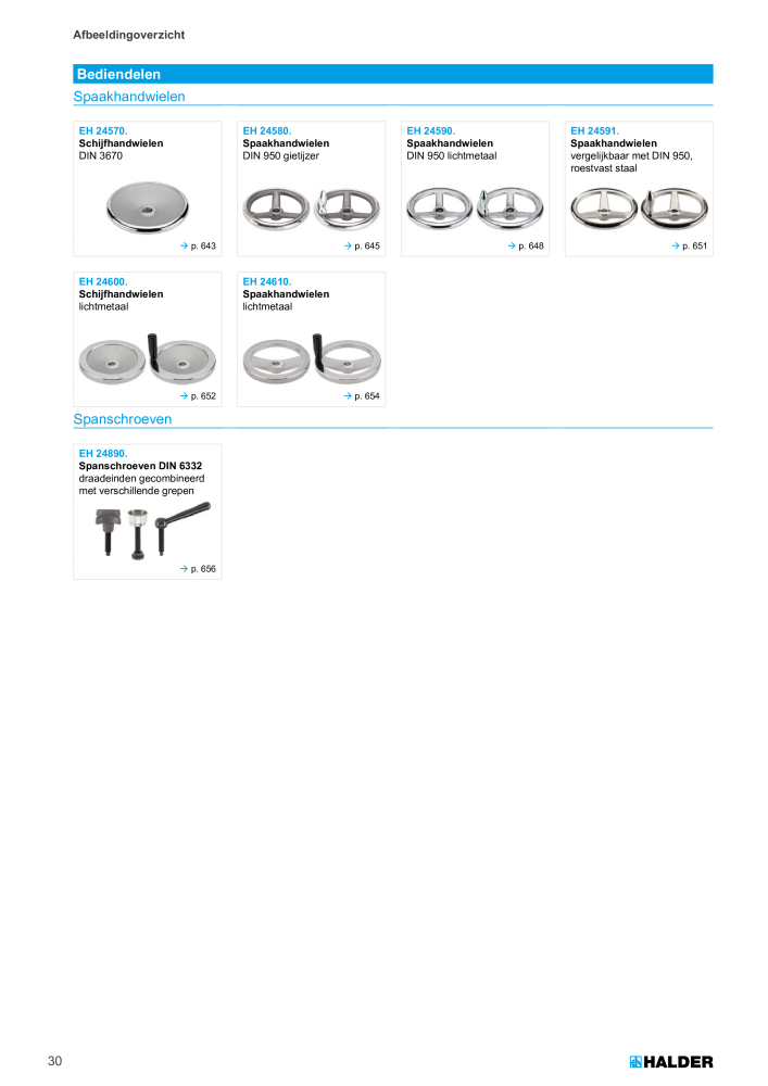 HALDER Hoofdcatalogus Normdelen NR.: 21021 - Pagina 30