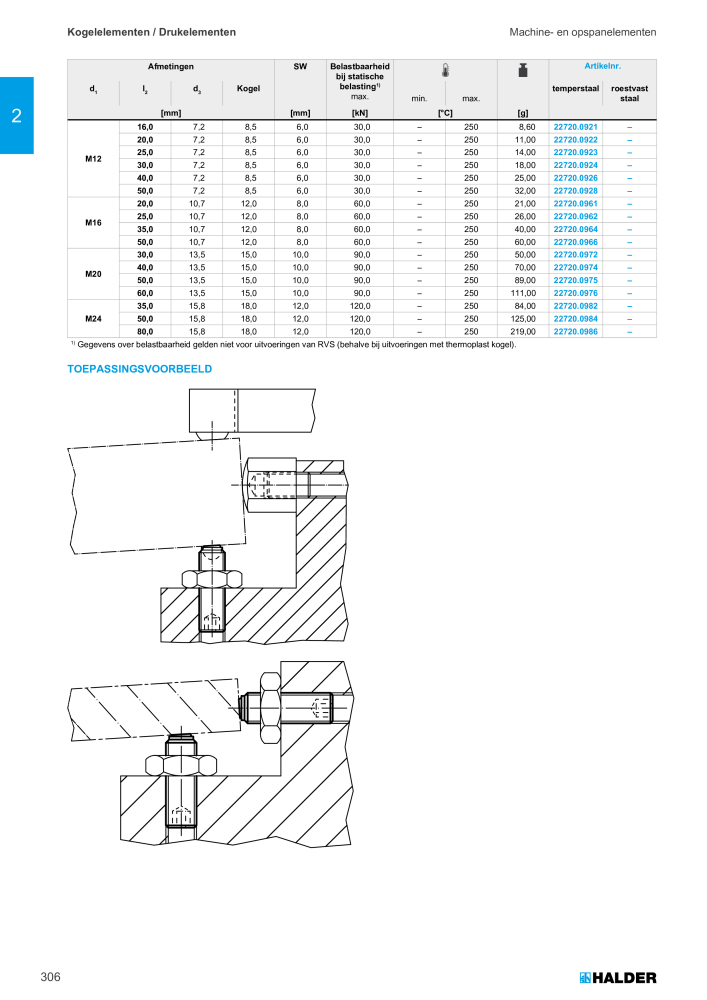 HALDER Hoofdcatalogus Normdelen NR.: 21021 - Pagina 306