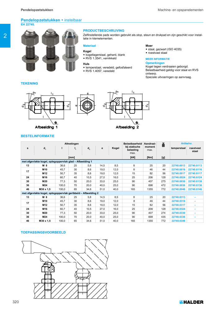 HALDER Hoofdcatalogus Normdelen NR.: 21021 - Pagina 320