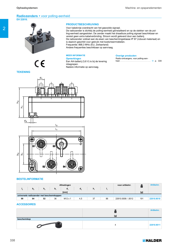 HALDER Hoofdcatalogus Normdelen NR.: 21021 - Pagina 338
