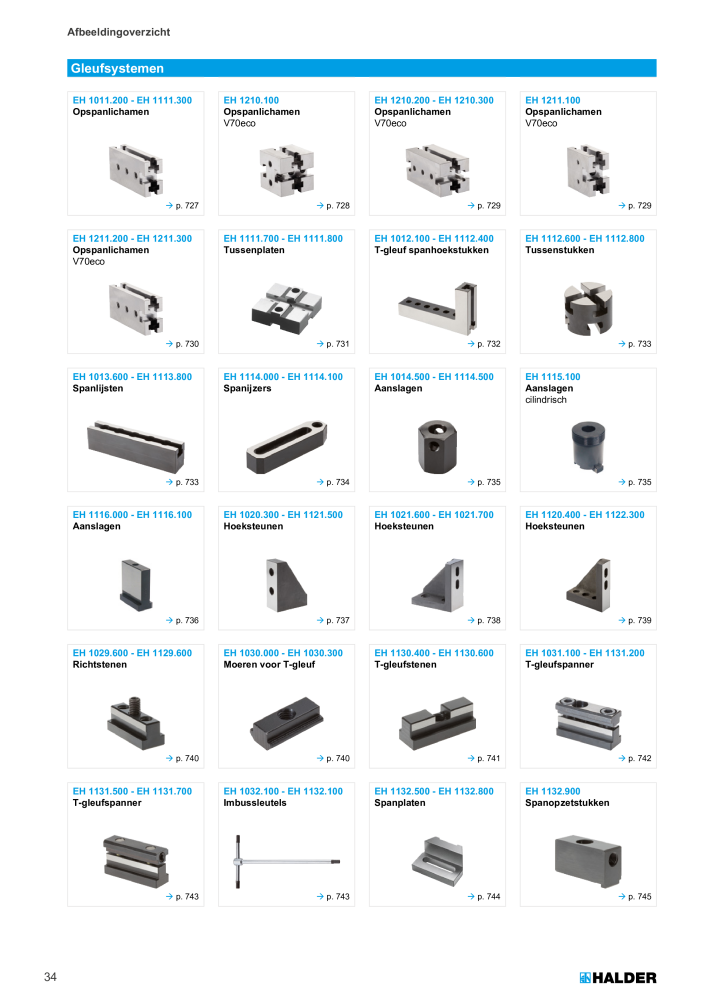 HALDER Hoofdcatalogus Normdelen NR.: 21021 - Pagina 34
