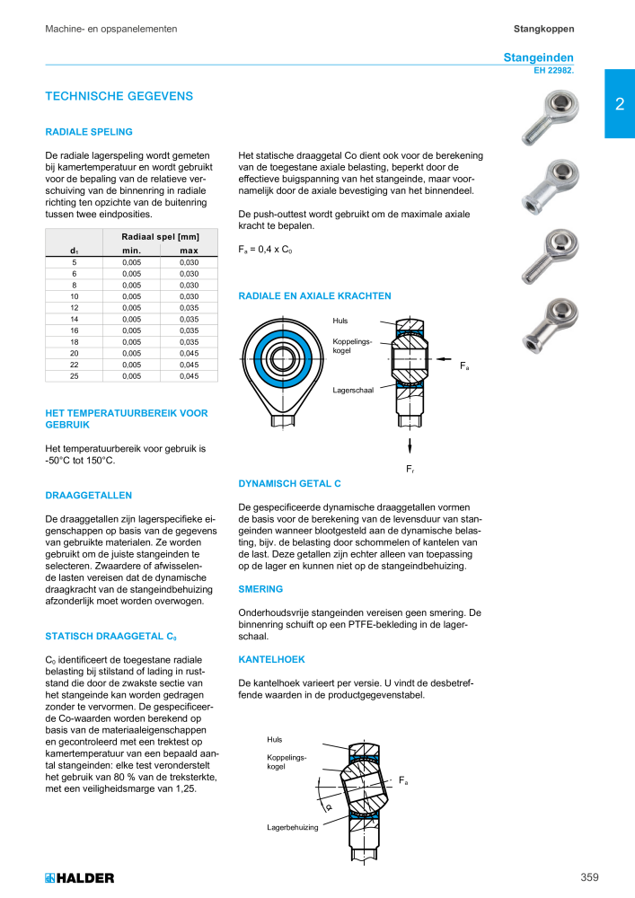HALDER Hoofdcatalogus Normdelen NR.: 21021 - Pagina 359