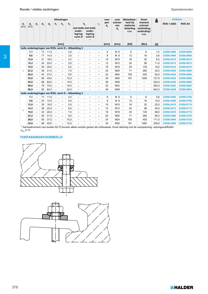 HALDER Hoofdcatalogus Normdelen NR.: 21021 - Pagina 378