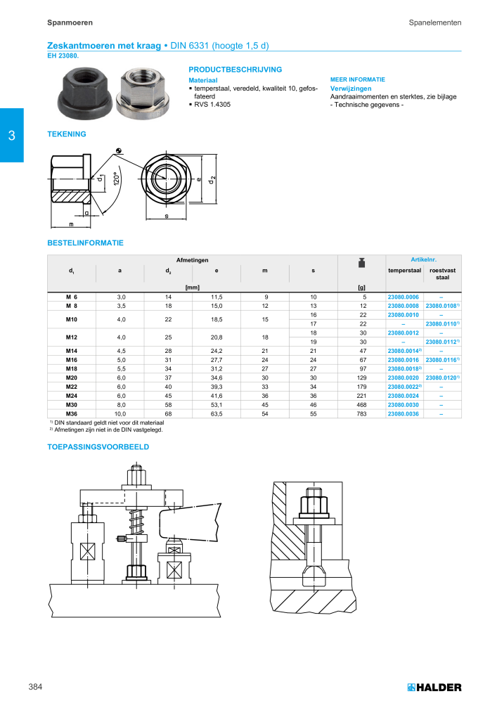 HALDER Hoofdcatalogus Normdelen NR.: 21021 - Pagina 384