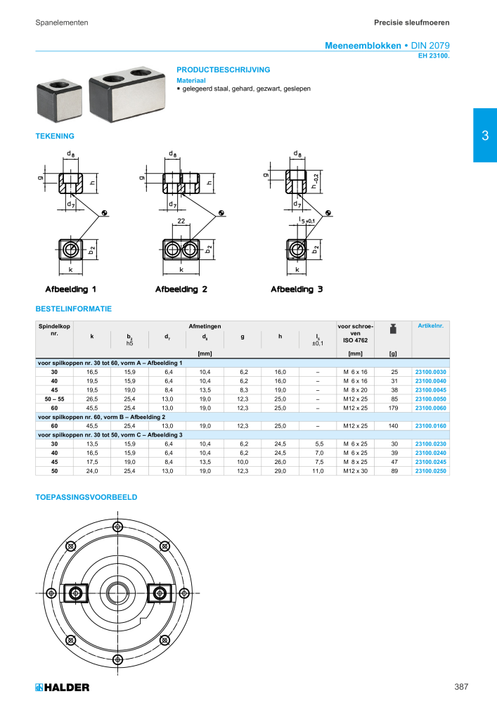 HALDER Hoofdcatalogus Normdelen NR.: 21021 - Pagina 387