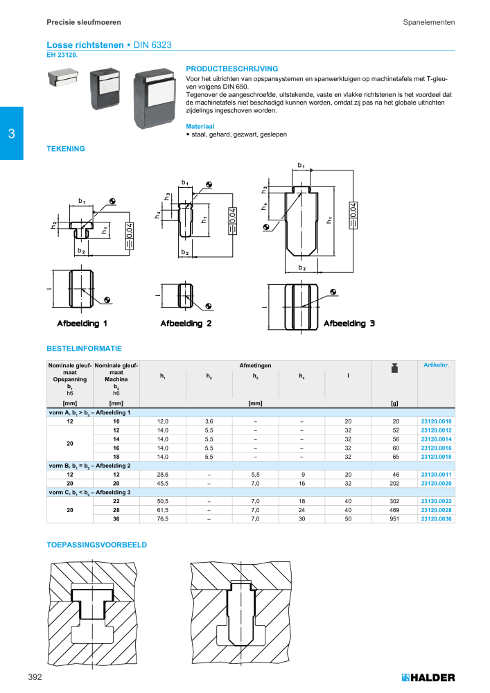 HALDER Hoofdcatalogus Normdelen NR.: 21021 - Pagina 392
