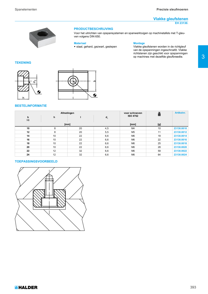 HALDER Hoofdcatalogus Normdelen NR.: 21021 - Pagina 393