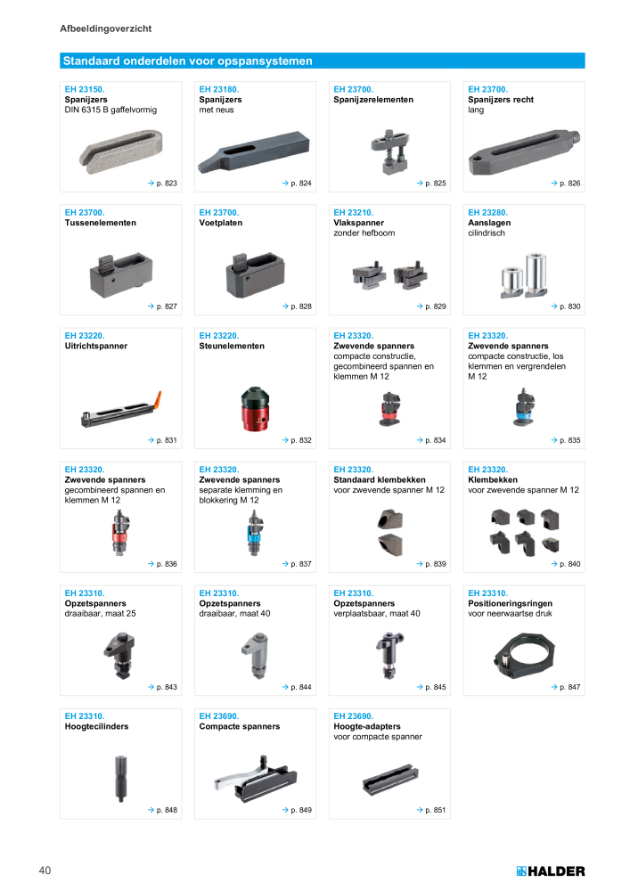 HALDER Hoofdcatalogus Normdelen NR.: 21021 - Pagina 40