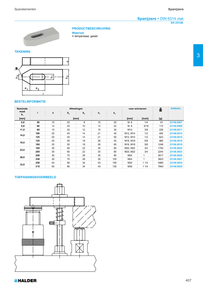 HALDER Hoofdcatalogus Normdelen NR.: 21021 - Pagina 407