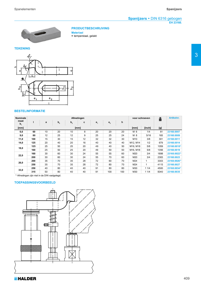 HALDER Hoofdcatalogus Normdelen NR.: 21021 - Seite 409