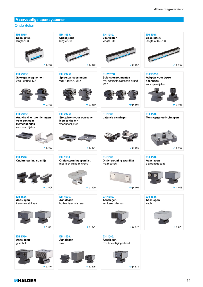 HALDER Hoofdcatalogus Normdelen NR.: 21021 - Pagina 41