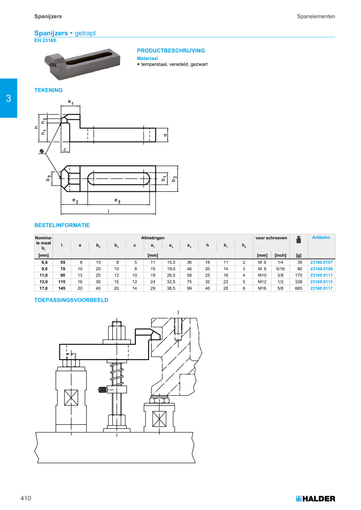 HALDER Hoofdcatalogus Normdelen Nº: 21021 - Página 410