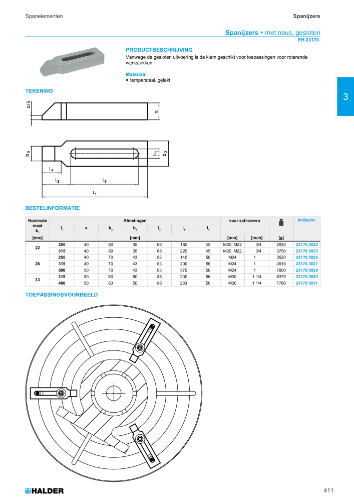 HALDER Hoofdcatalogus Normdelen NR.: 21021 - Pagina 411