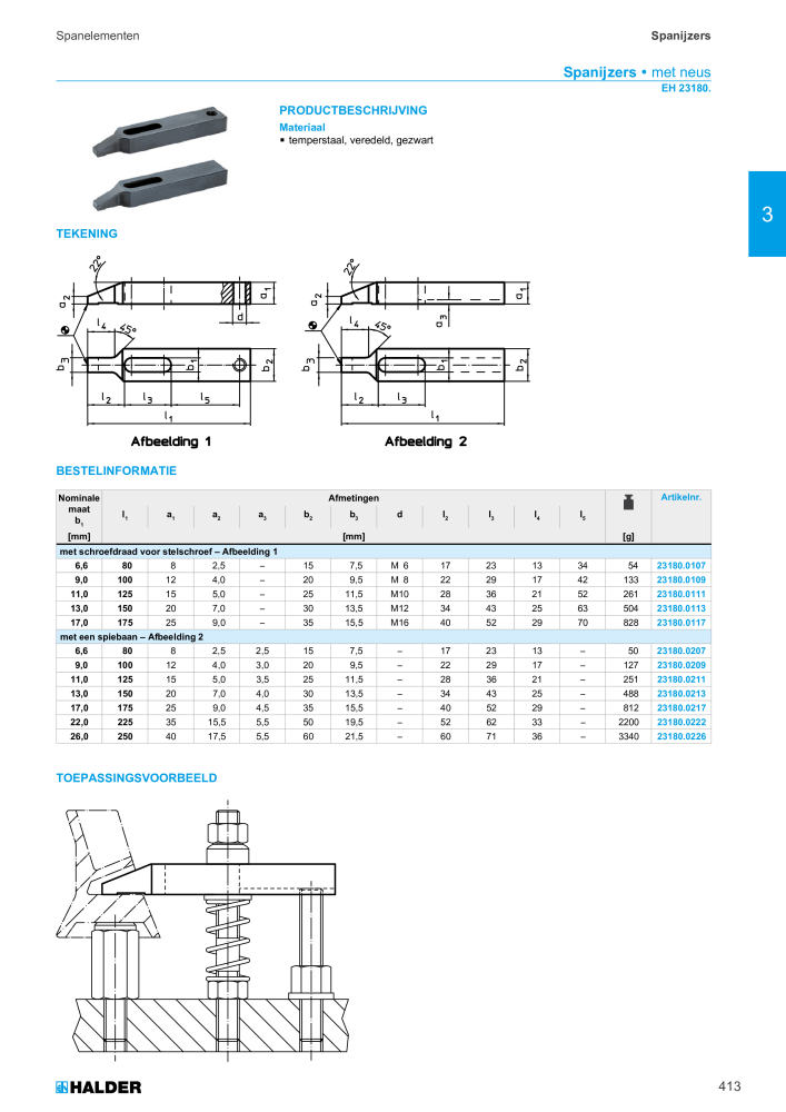 HALDER Hoofdcatalogus Normdelen NR.: 21021 - Pagina 413