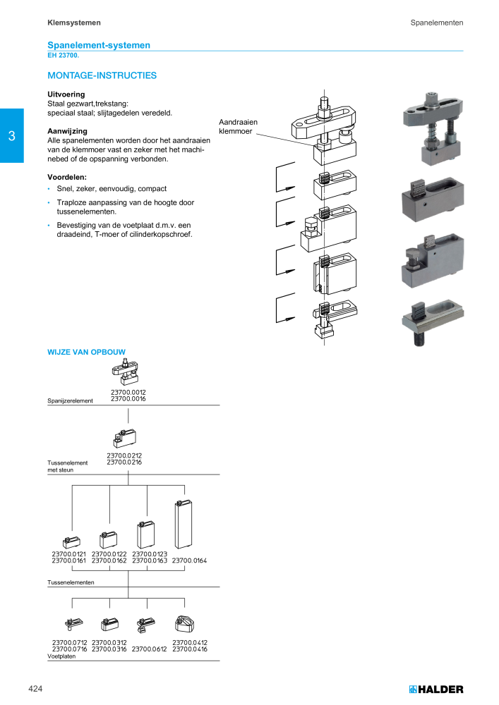 HALDER Hoofdcatalogus Normdelen NR.: 21021 - Pagina 424