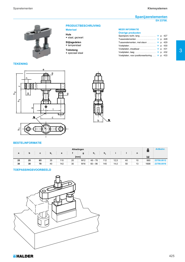 HALDER Hoofdcatalogus Normdelen NR.: 21021 - Pagina 425