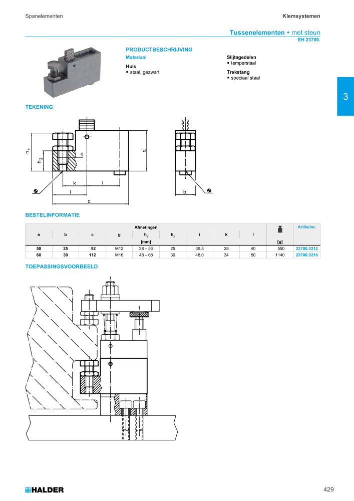 HALDER Hoofdcatalogus Normdelen NR.: 21021 - Pagina 429