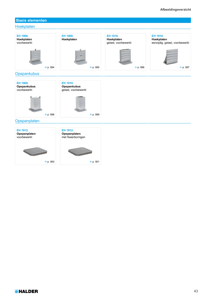 HALDER Hoofdcatalogus Normdelen NR.: 21021 - Pagina 43