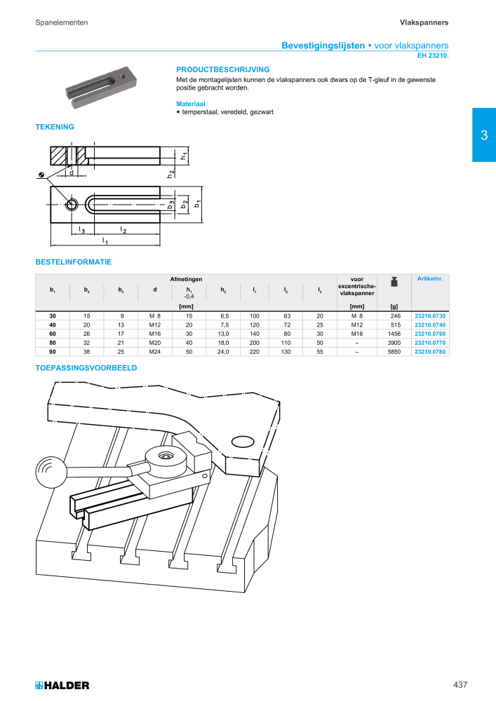 HALDER Hoofdcatalogus Normdelen Nº: 21021 - Página 437