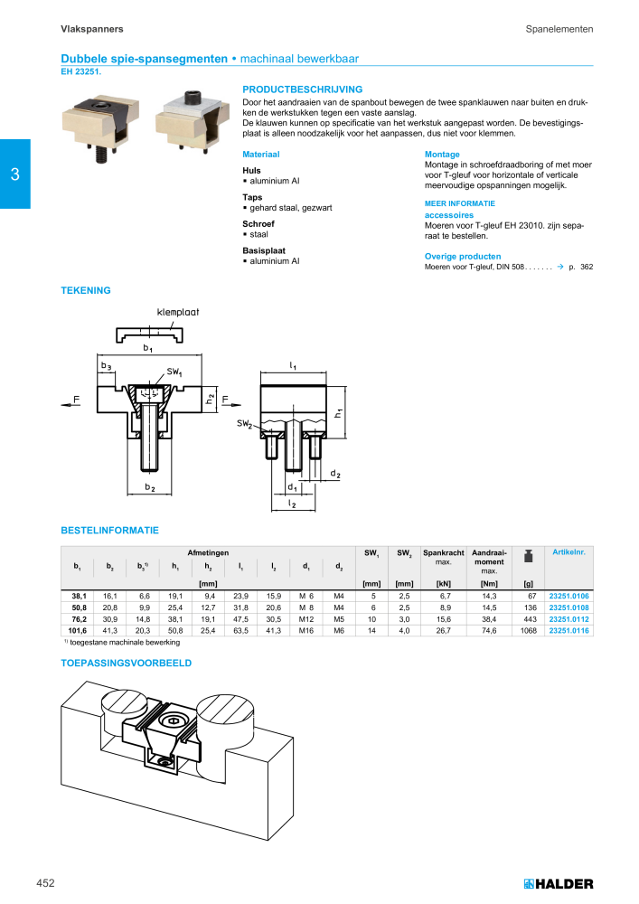 HALDER Hoofdcatalogus Normdelen n.: 21021 - Pagina 452