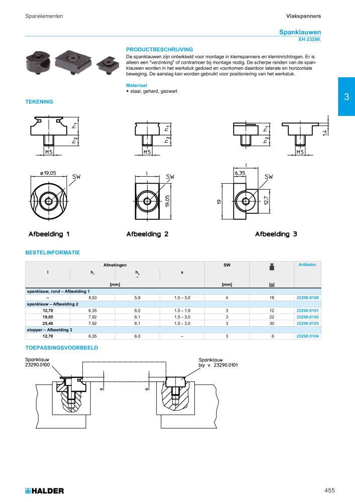 HALDER Hoofdcatalogus Normdelen NR.: 21021 - Pagina 455