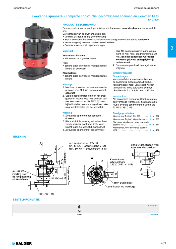 HALDER Hoofdcatalogus Normdelen NR.: 21021 - Pagina 463