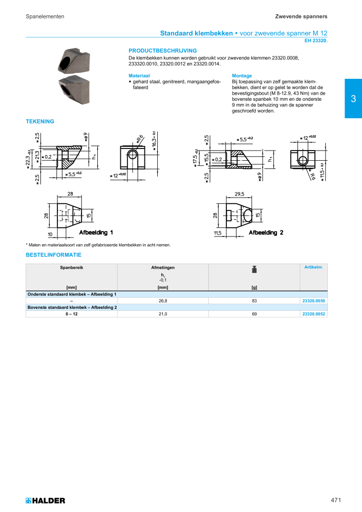 HALDER Hoofdcatalogus Normdelen NR.: 21021 - Seite 471