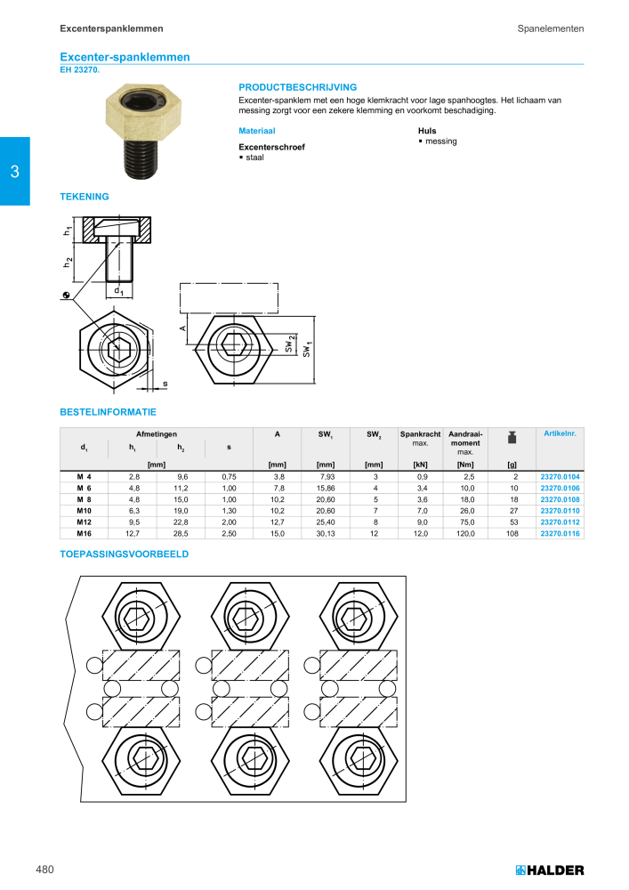 HALDER Hoofdcatalogus Normdelen NR.: 21021 - Pagina 480