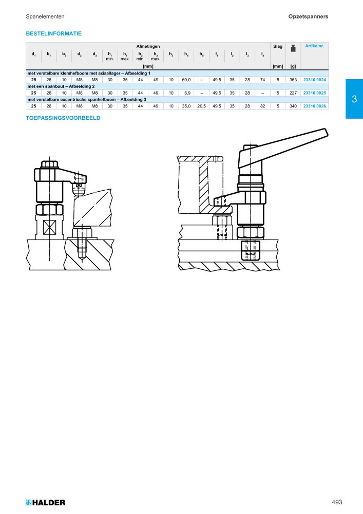 HALDER Hoofdcatalogus Normdelen NR.: 21021 - Strona 493