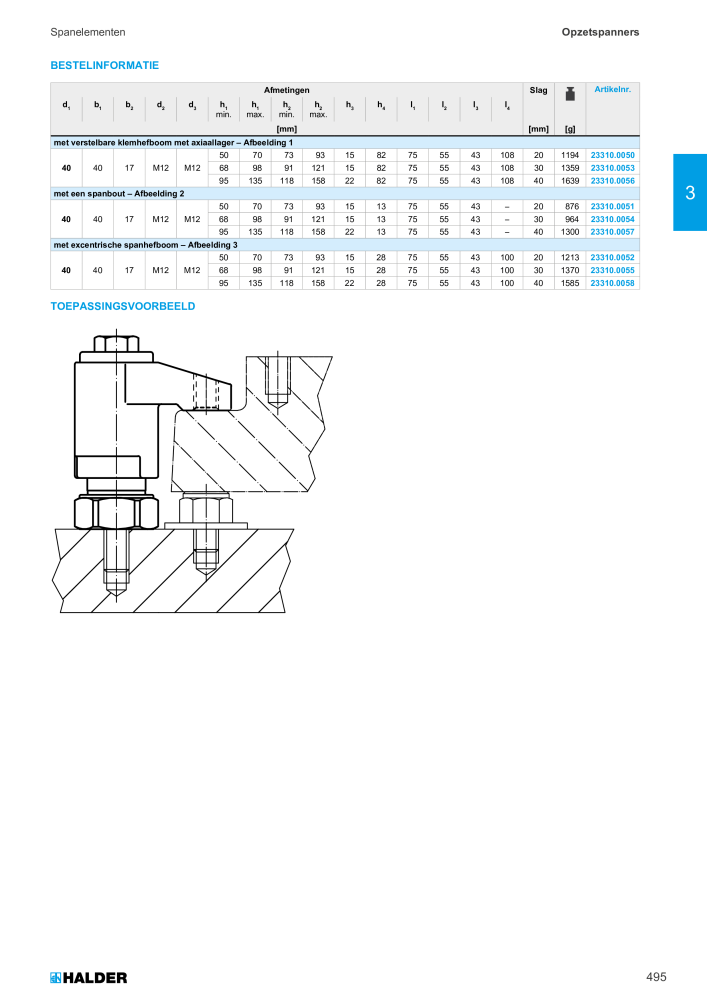 HALDER Hoofdcatalogus Normdelen NR.: 21021 - Pagina 495