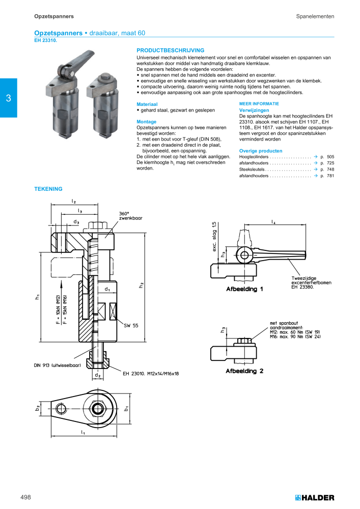 HALDER Hoofdcatalogus Normdelen NO.: 21021 - Page 498