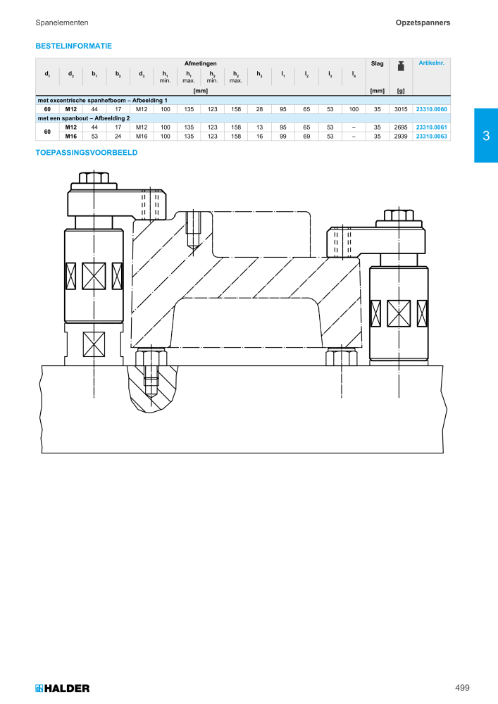 HALDER Hoofdcatalogus Normdelen NO.: 21021 - Page 499