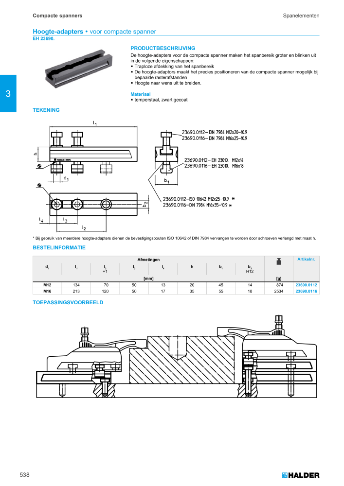 HALDER Hoofdcatalogus Normdelen NR.: 21021 - Pagina 538